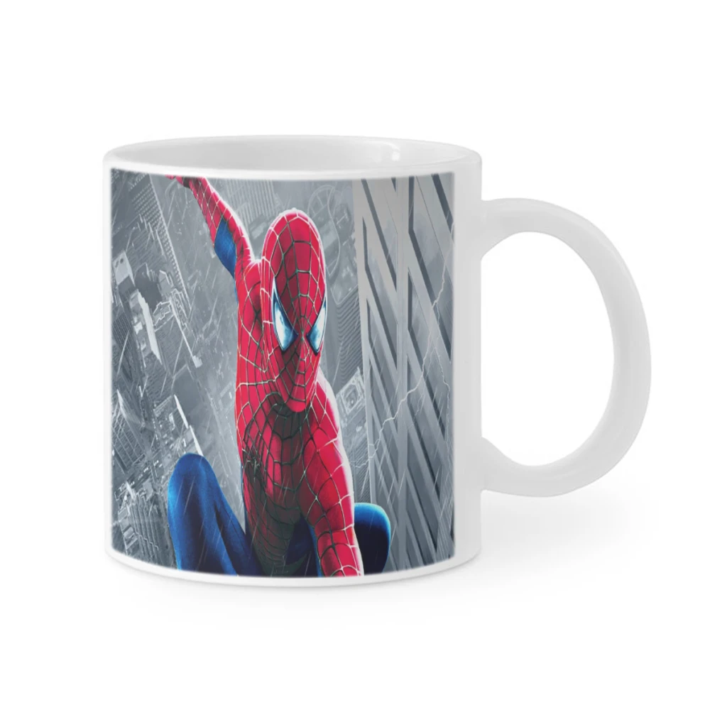 Spider Man Ceramics Coffee Mugs Tea Cup Milk Cups Gifts Drinkware Coffeeware