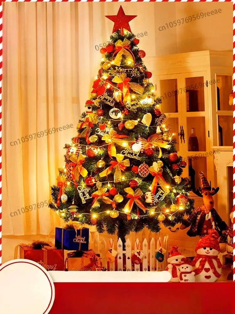 

Рождественская елка для гостиной, домашний набор, сделай сам, светящийся большой орнамент, новинка 2025 года, высококачественное рождественское украшение Ins