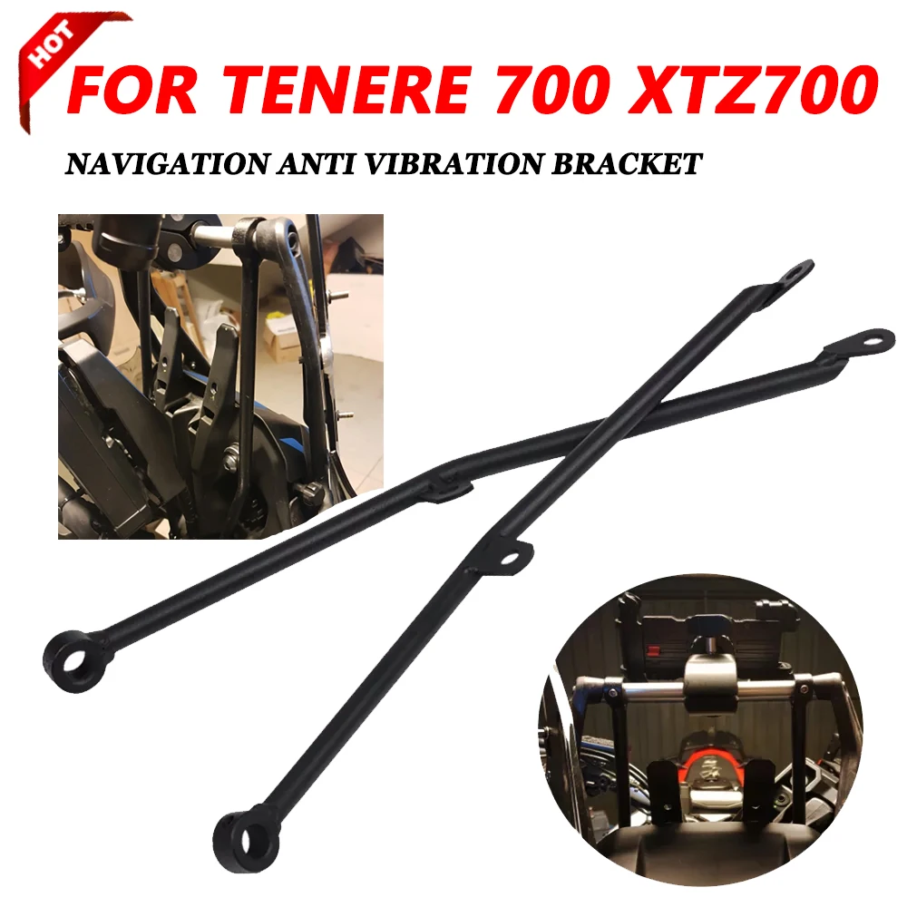 For Yamaha TENERE700 XTZ Tenere 700 T7 T700 XTZ700 Motorcycle Accessories Navigation Anti Vibration Bracket Anti Shake Support