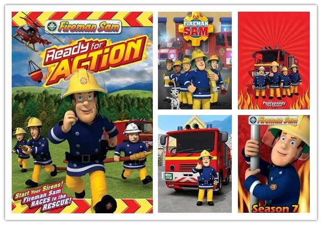 FIREMAN SAM  Art SILK POSTER Wall Art Home Decorative painting Kids Gift