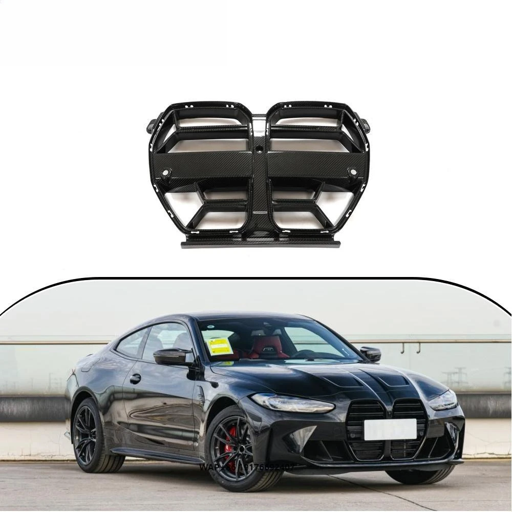 

Pre-preg G80 G82 Carbon Fiber Front Kidney Grille forBMW G80 M3 & G82 / G83 M4 Without ACC 2021-2023