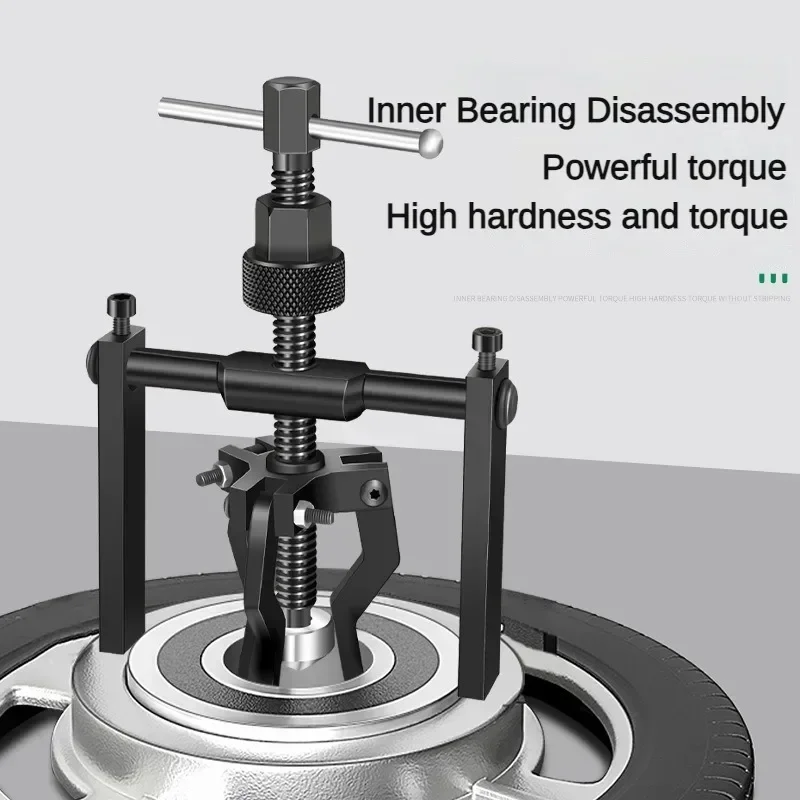3‑Jaw Heavy‑Duty Car Bearing Puller, Labor‑Saving Bearing Separator, Multi‑Func Auto Repair Tool for Bearings, Gears & Pulleys