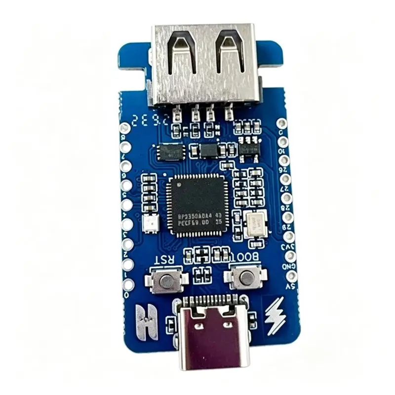 [B24B!】 RP2350A USB A Mini Development Board For Raspberry Pi RP2350 Type-C Interface Dual-Core Design