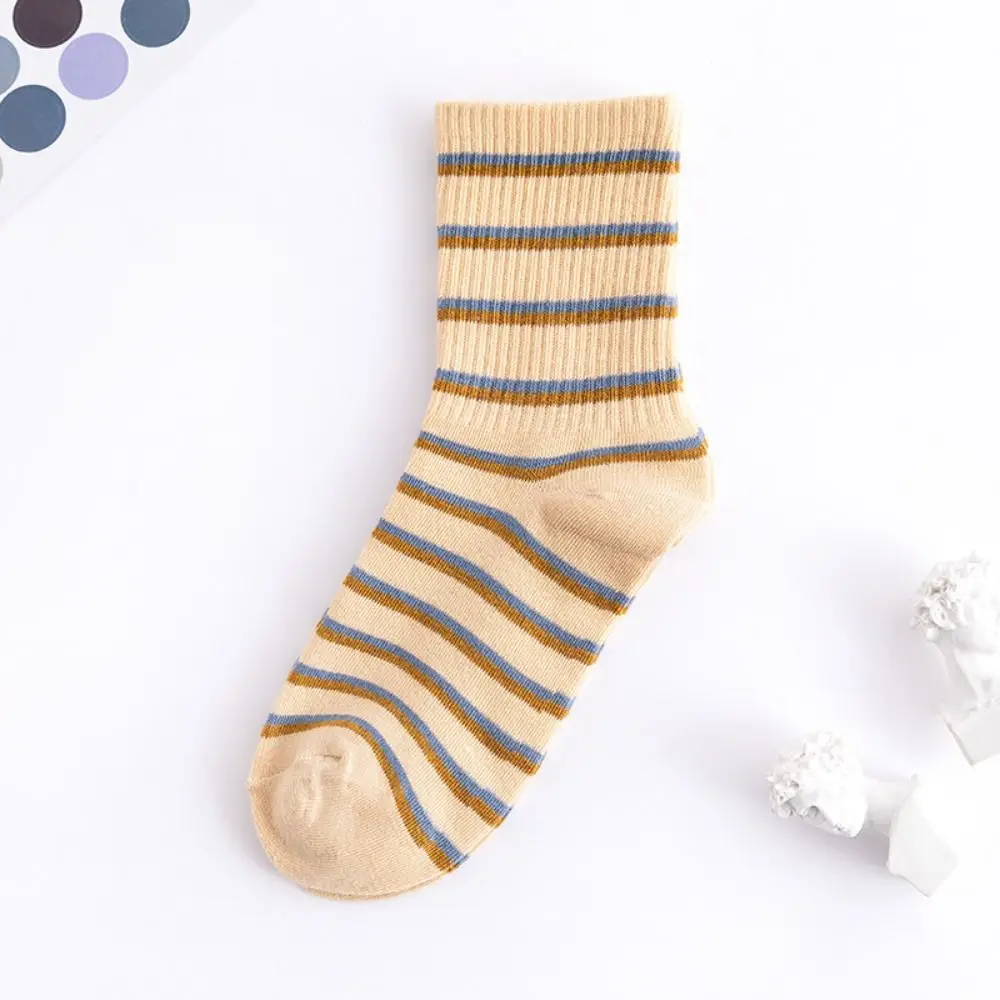 10Pairs الكورية نمط شبكة شريط الكاحل الجوارب الملونة رقيقة النساء جوارب أنبوبية عدم الانزلاق الجوارب بسيطة منتصف العجل الجوارب الهدايا