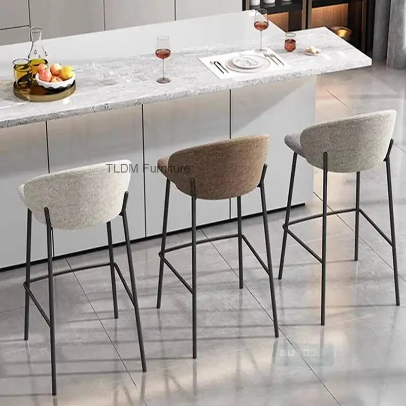 Camping Rocking Bar Stools Nordic Restaurant Designer Modern Gaming Bar Chairs Aesthetic Comfortable Banqueta Salon Furniture