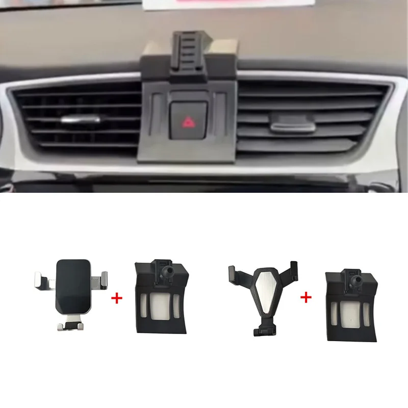 1Set Plastic Material For 2012-2019 Nissan Sylphy Sentra MK13 Gravity Linkage Special Car Phone Holder Bracket Stand Mobile