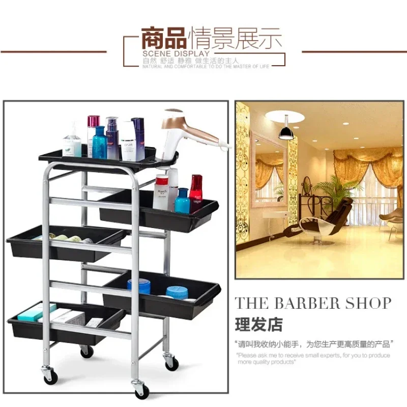 Hairdressing Trolley Cart Multi-Function Beauty Stylist Storage Cabinet for Perm Hair Stylist and Salon  Organizer Storage