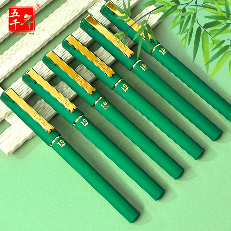 

WQN gel pens sets Kawaii cute cheap Aesthetic stationery 1.0mm stuff school supplies Color markers Ballpoint gold green pen