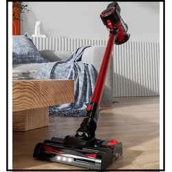 Aspirador de pó portátil sem fio, poderoso sem fio, Recarregável, Multi Cyclone Vacuum para Home Floor, 12000Pa