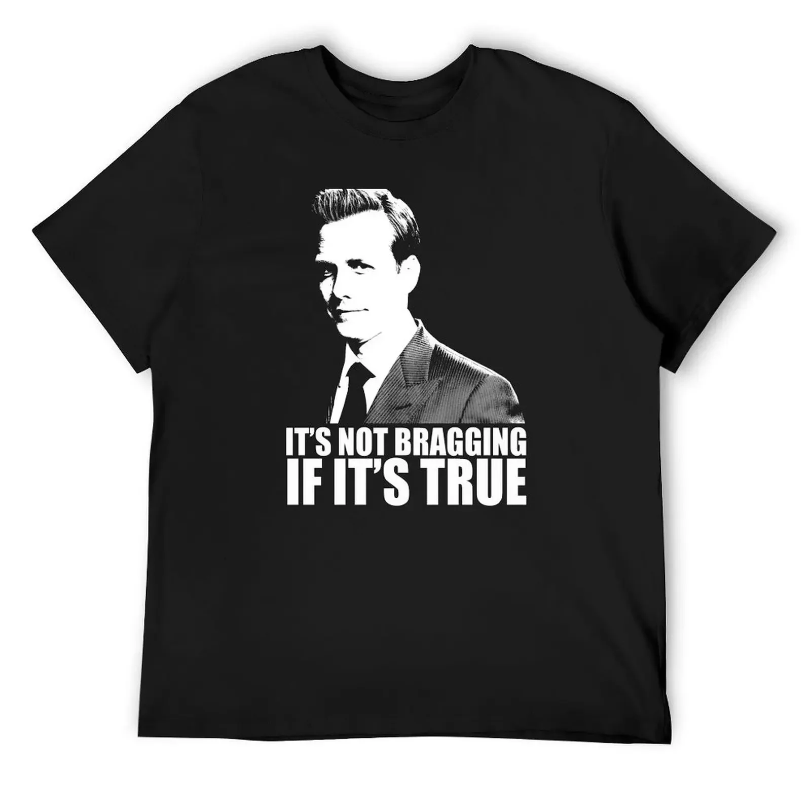 

Suits Harvey Specter It's Not Bragging Tshirt white T-Shirt plain customizeds mens graphic t-shirts funny