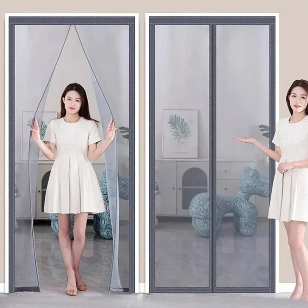 Anti-mosquito Curtain Magnetic Mosquito Net for Window Fly Screen Mesh Automatic Closing Door Ventilation Curtains Household Use