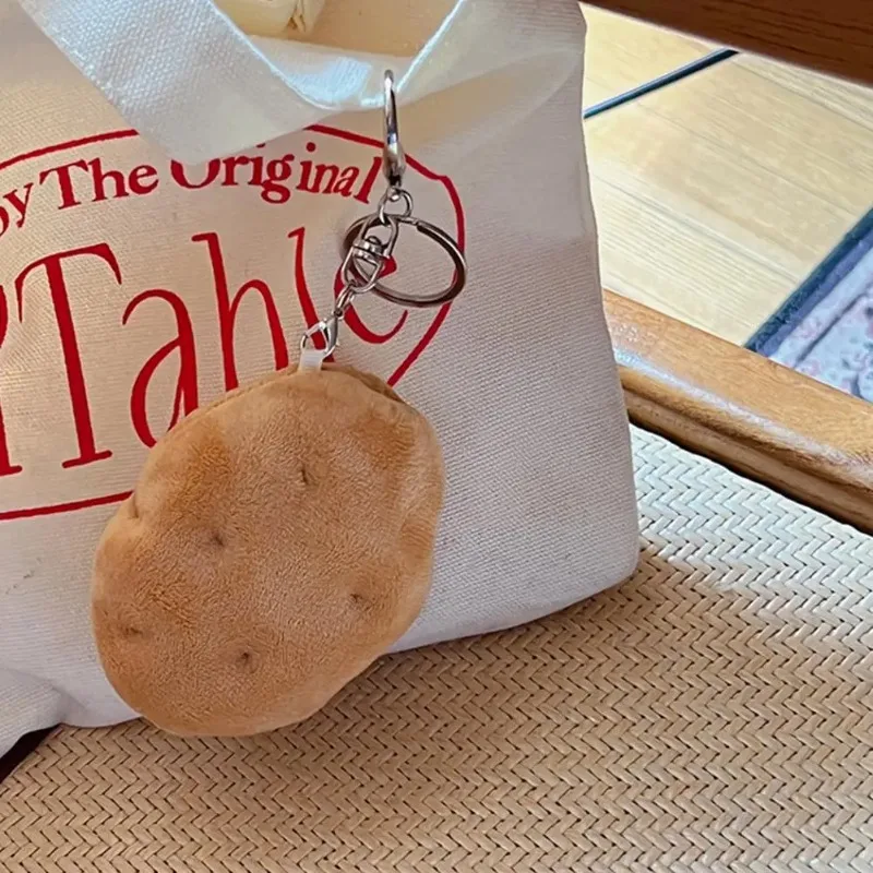 

Potato Doll Key Chain Pendant Plush Toy Small Doll Creative Personality Plush Backpack Pendant Cute Cartoon Toy Keyring for Kids