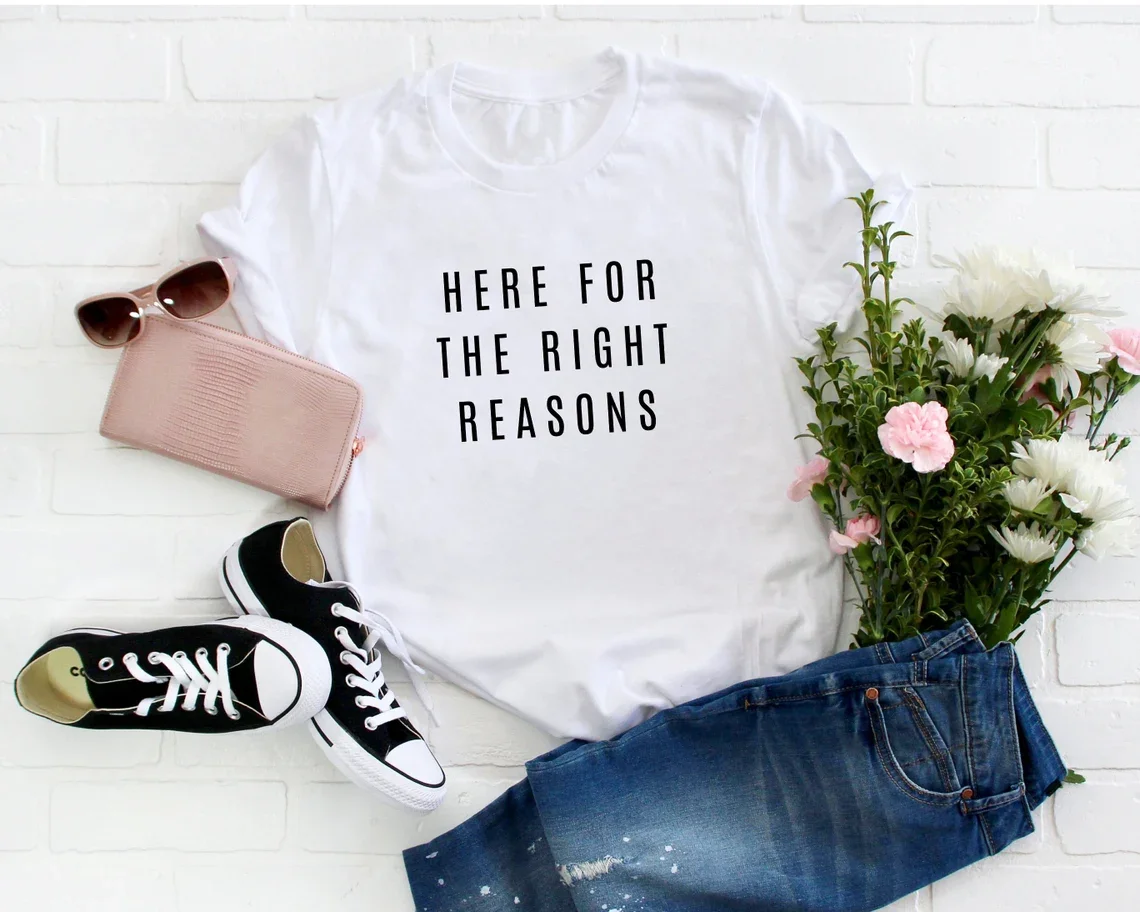 Sugarbaby Here For The Right Reasons Funny Graphic T-shirt The Bachelor Shirt Bachelor Watch Party t shirt Best Friend Tee