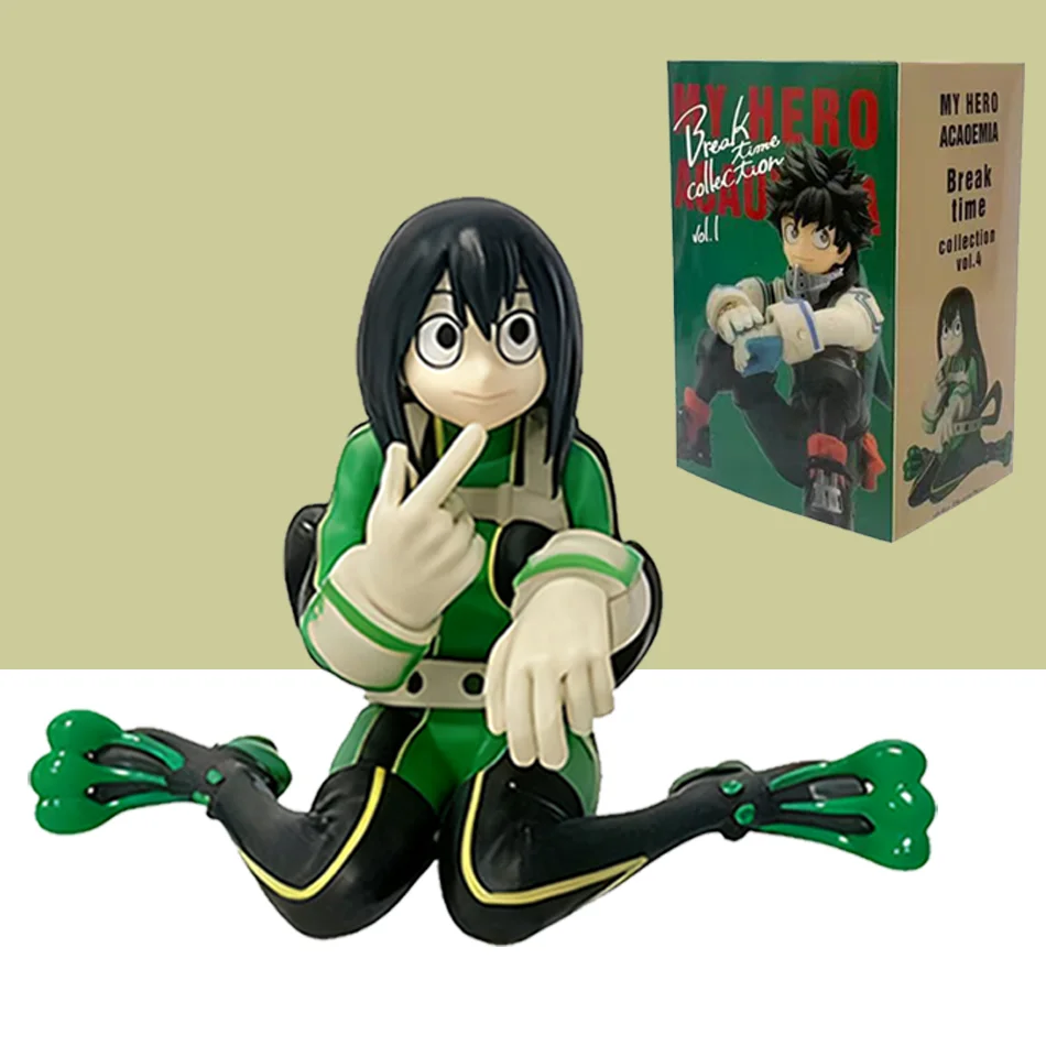 9 سنتيمتر أنيمي الشكل ل Asui Tsuyu يجلس تشكل المواد البلاستيكية عصر الأبطال سلسلة تحصيل نموذج Deku مناسبة كلعبة أطفال #1