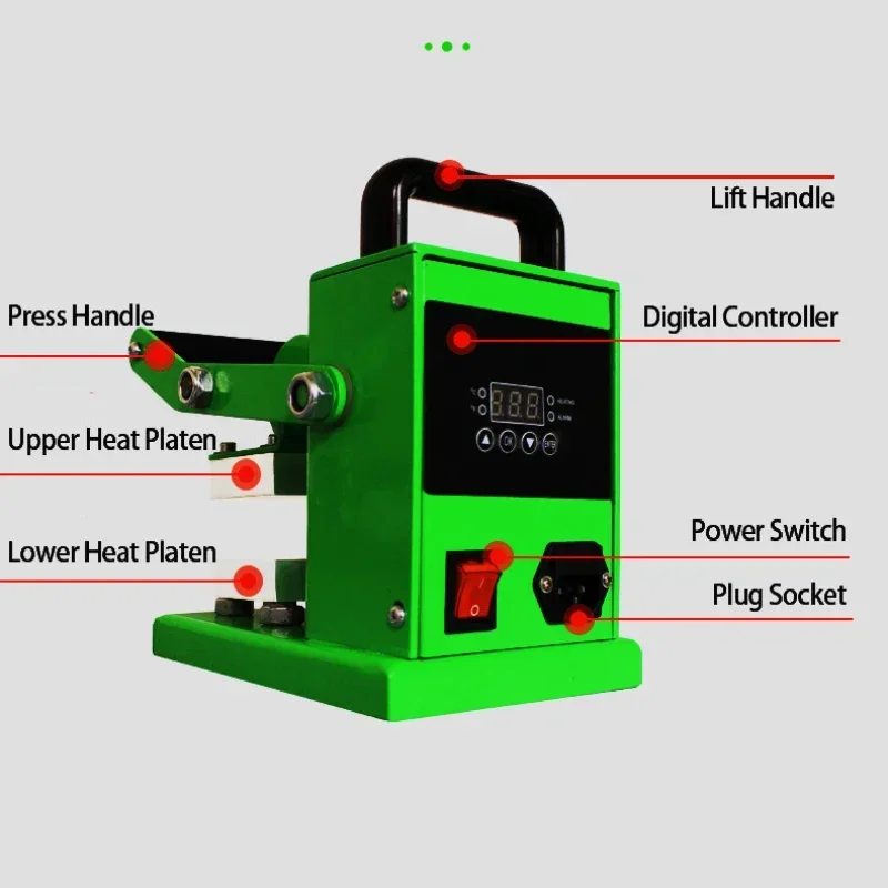 AP2005 คู่มือความร้อนเครื่อง Rosin Press 220 V/110 V ความร้อนร้อนเครื่องติดฉลากเครื่องทําความร้อน HEAT Transfer เครื่อง