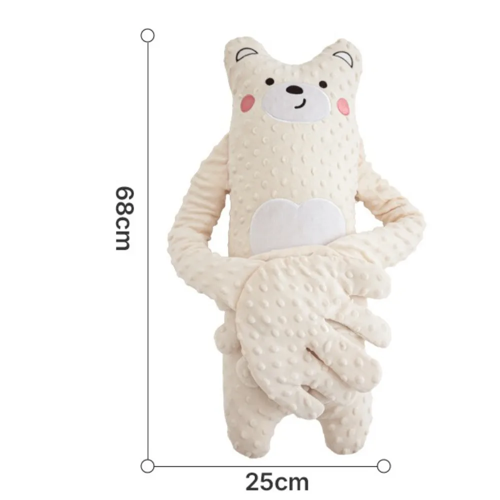 Electric Baby Startle Prevention Glove Cartoon Embrace and Sleeping Exhaust Pillow Remote Control Velvet Baby Soothing Palm