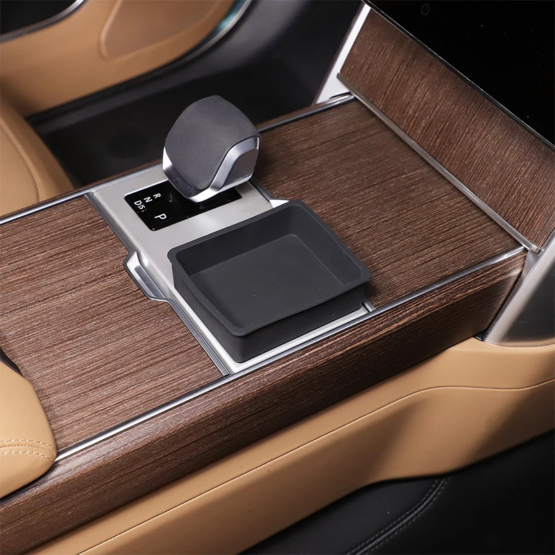 لإدارة لاند روفر رينج روفر 2024 + صندوق تخزين تروس التحكم المركزي صندوق تخزين التحكم المركزي سيليكون مضاد للانزلاق #2