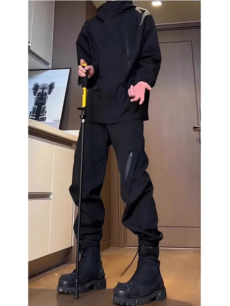 

Водонепроницаемые походные ботинки Jaet, одинаковые брюки, мужские модные повседневные брюки, свободный крой, молодежная осенняя коллекция