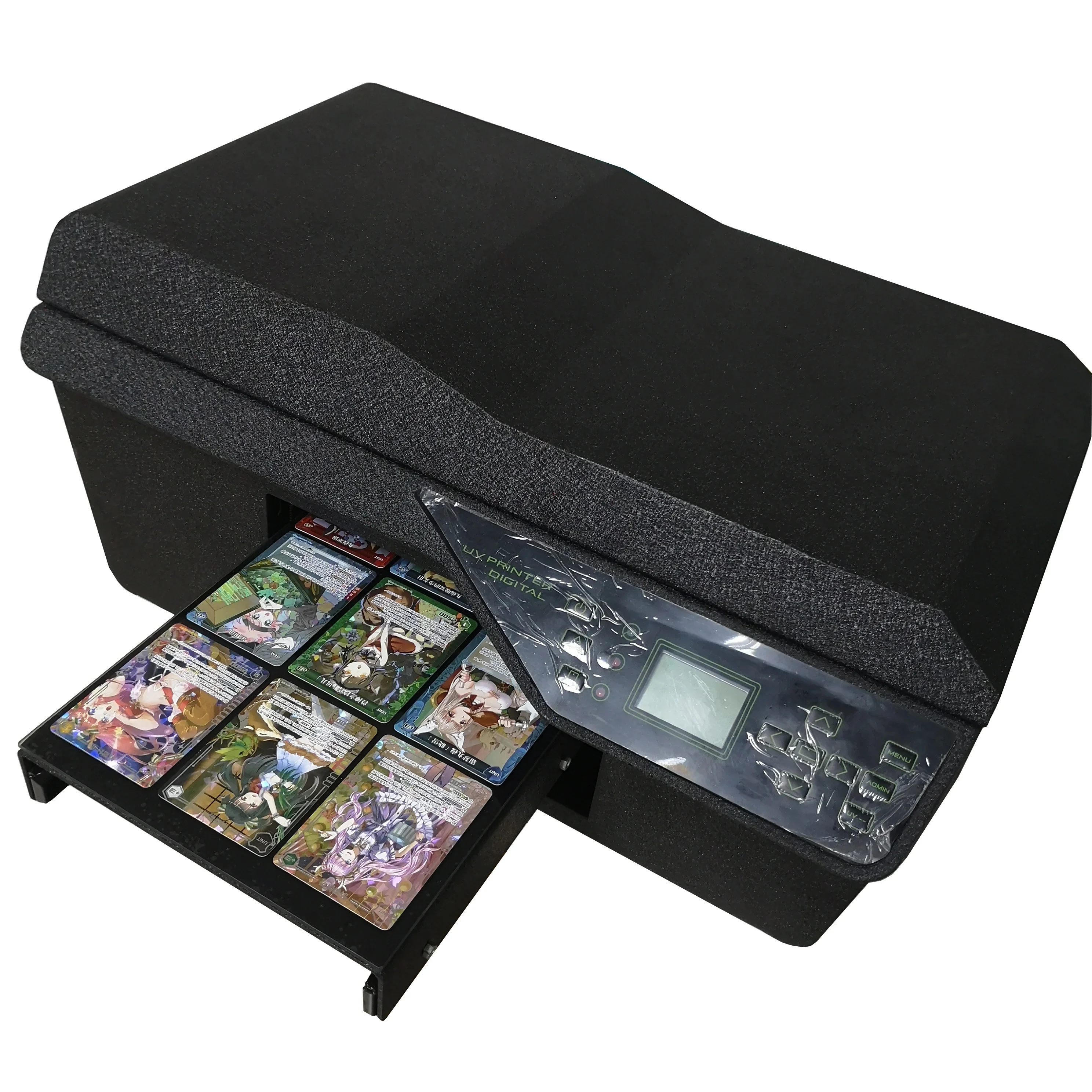 Professional AMJ L800 UV hologram holographic game trading card printer