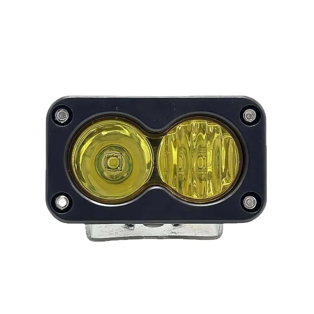 3 Inch Car Spotlight White Yellow LED Pod Driving Work Light for Motorcycle Pickup Truck Offroad Roof Luggage Rack Lamp