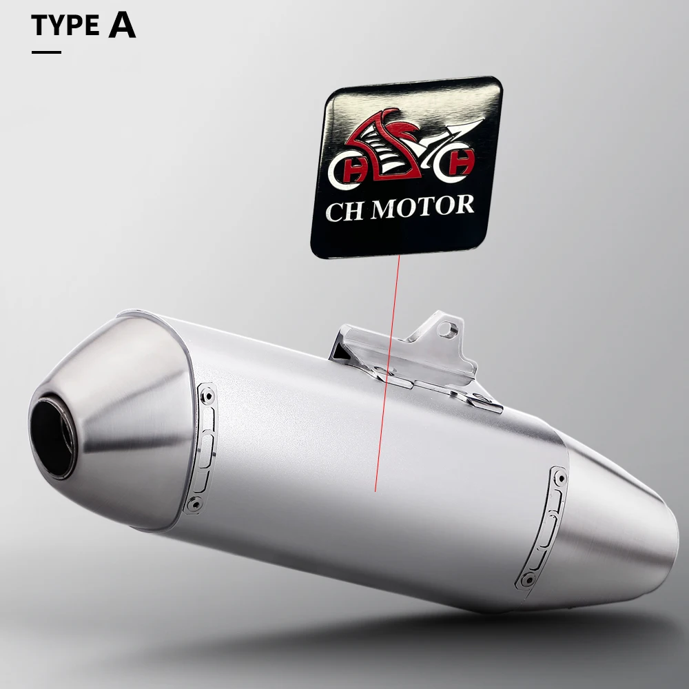 

Universal 51mm Escapes Para Motos Motorcycle Exhaust Muffler Pipe 4T Escape Moto Dirt Bike Scooter Motocross for KTM EXC CRF150