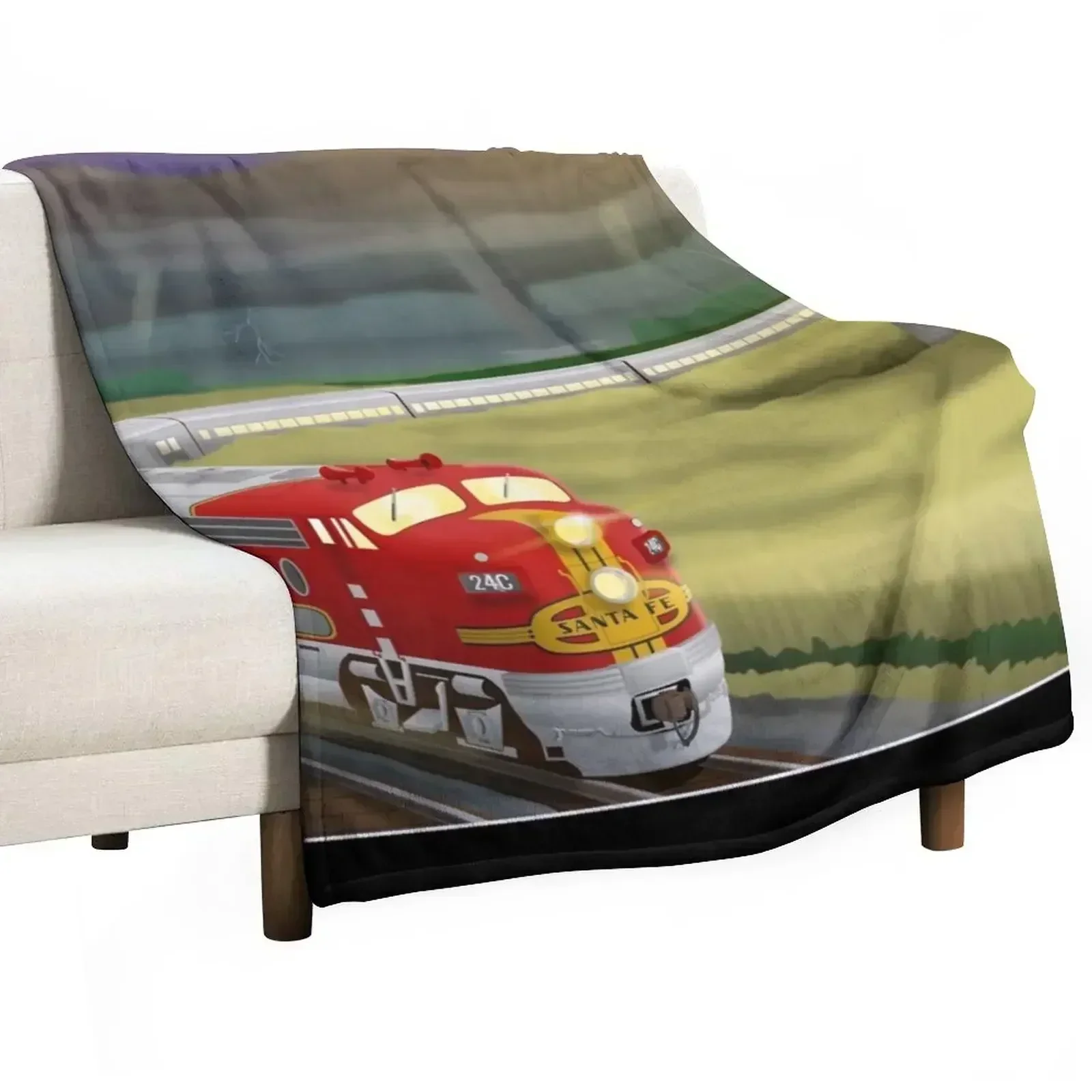 Twisting Through the Heartland Throw Blanket Soft Summer Beddings Loose Soft Beds cosplay anime Luxury Designer Blankets
