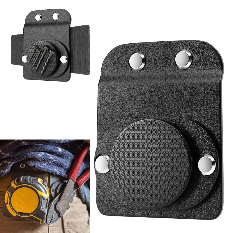 

Magnetic Tool Holder Magnet Belt Clip Neodymium Magnet Leather Sleeve for Screws, Hammers, Sockets, Pliers, Drills, Wrenches