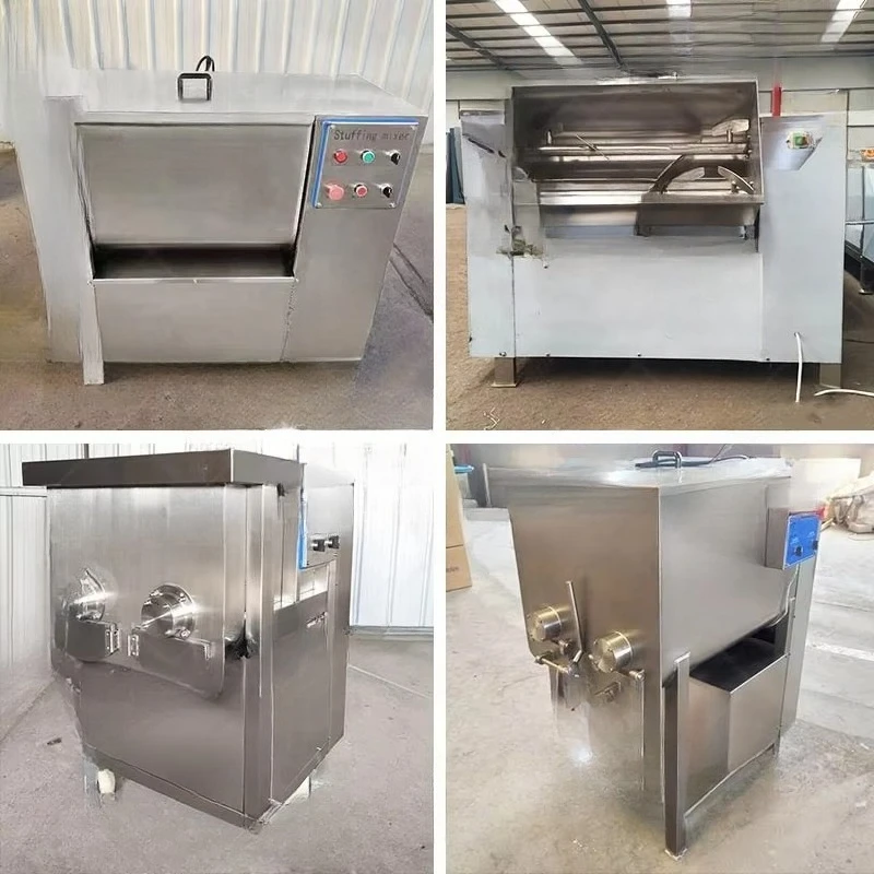 Industrial Electric 50kg Sausage Vegetable Minced Meat Chicken Large Meat Dough Mixer