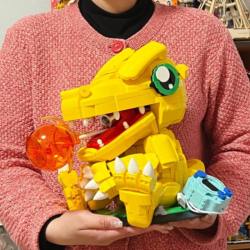 Senbao Building Blocks Digimon Collector's Edition Assembling Model Educational Toy Ornament Boy Birthday Gift Building Blocks