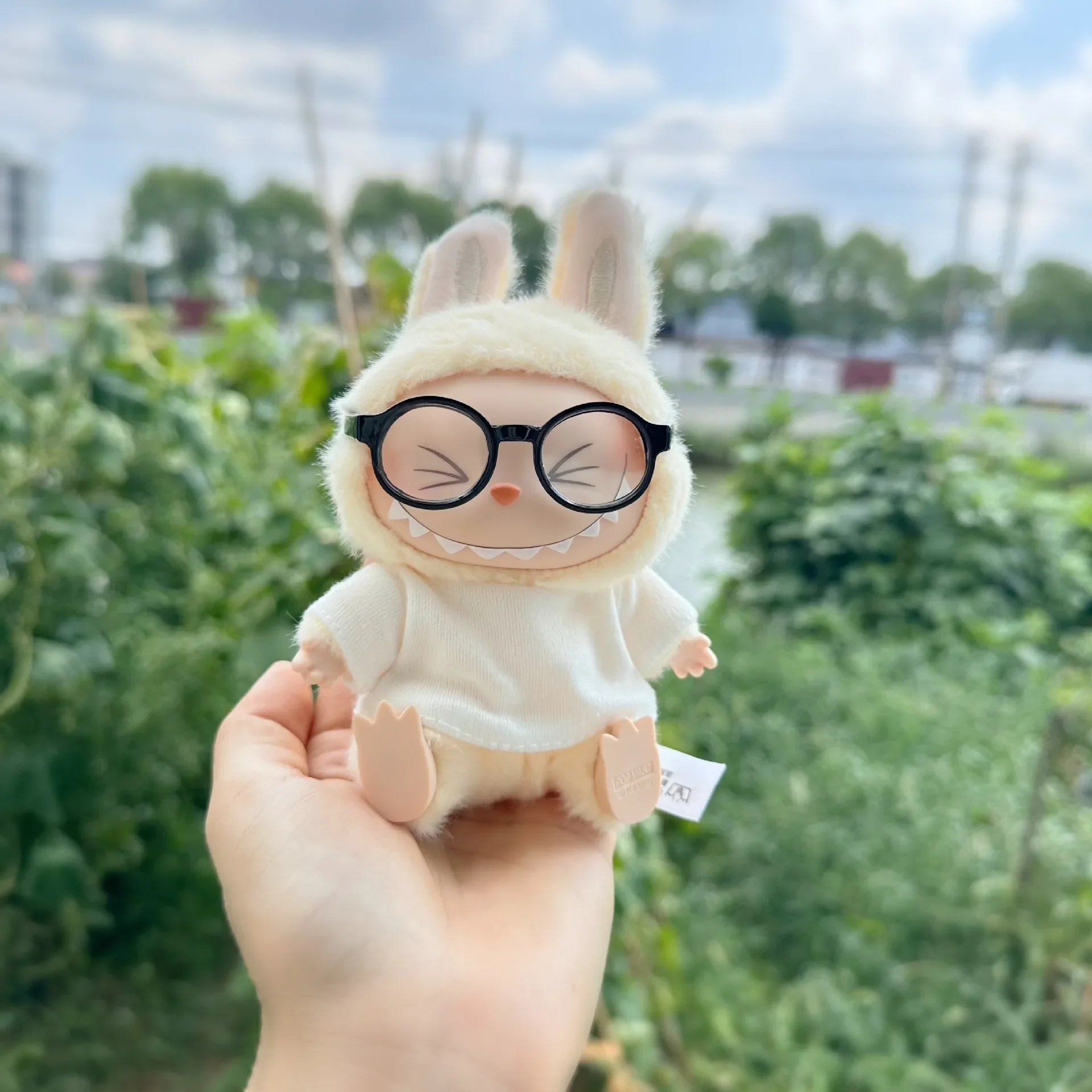 【Only glasses】For 15cm mini Labubu Accessories outfit Multiple styles of glasses Well matched various clothes Doll Accessory