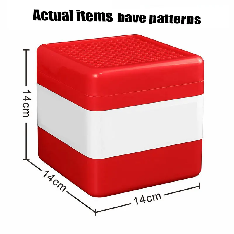 هدايا للأطفال مكعبات بناء مغناطيسية مع دلو تخزين ألعاب سطح المكتب كتل مكعبات حاوية تخزين لعبة تعليمية حسية