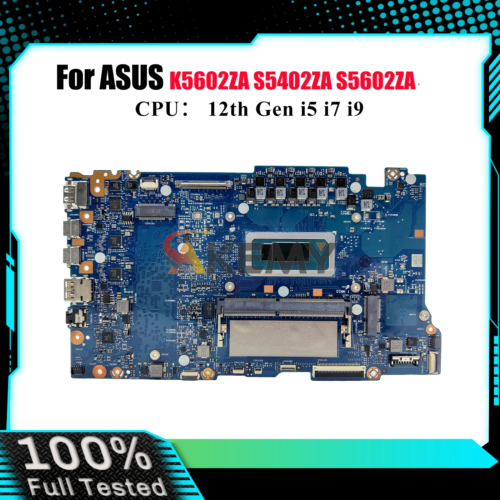 

S5602ZA Материнская плата для ноутбука ASUS Vivobook K5602ZA S5602Z S5402ZA S5602ZA Материнская плата с 12-го поколения i5 i7 i9 100% тесты OK stk