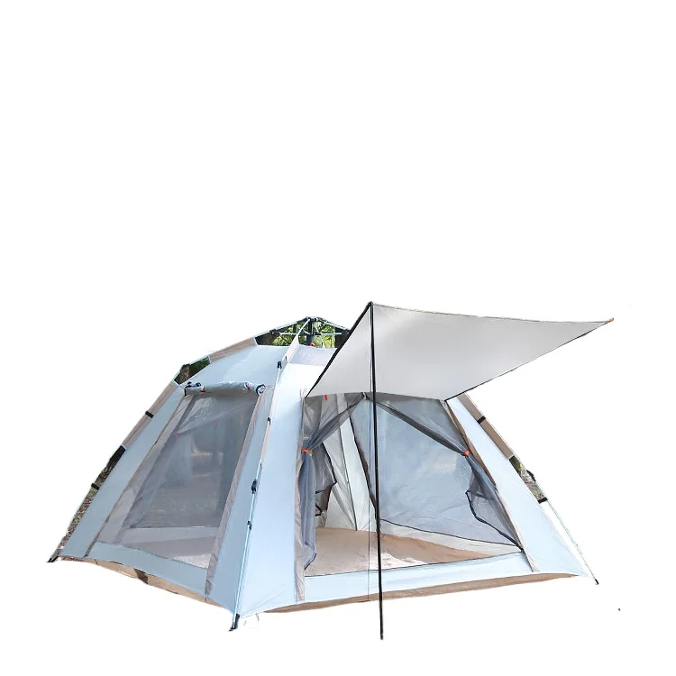 Automatic Pop Up Tent for Outdoor Camping Beach Travel Foldable Waterproof 2 3 4 Person Tent for Family Hiking Backpacking