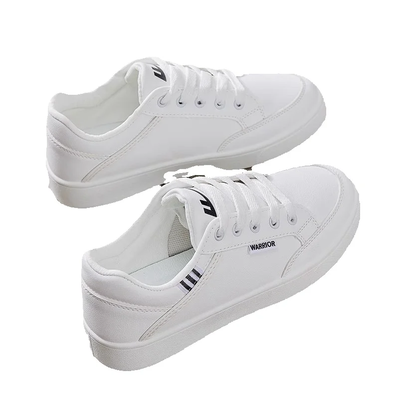 Weiße Damen Skaterschuhe Aus Leder Für Freizeit Und Alltag_voghion.com