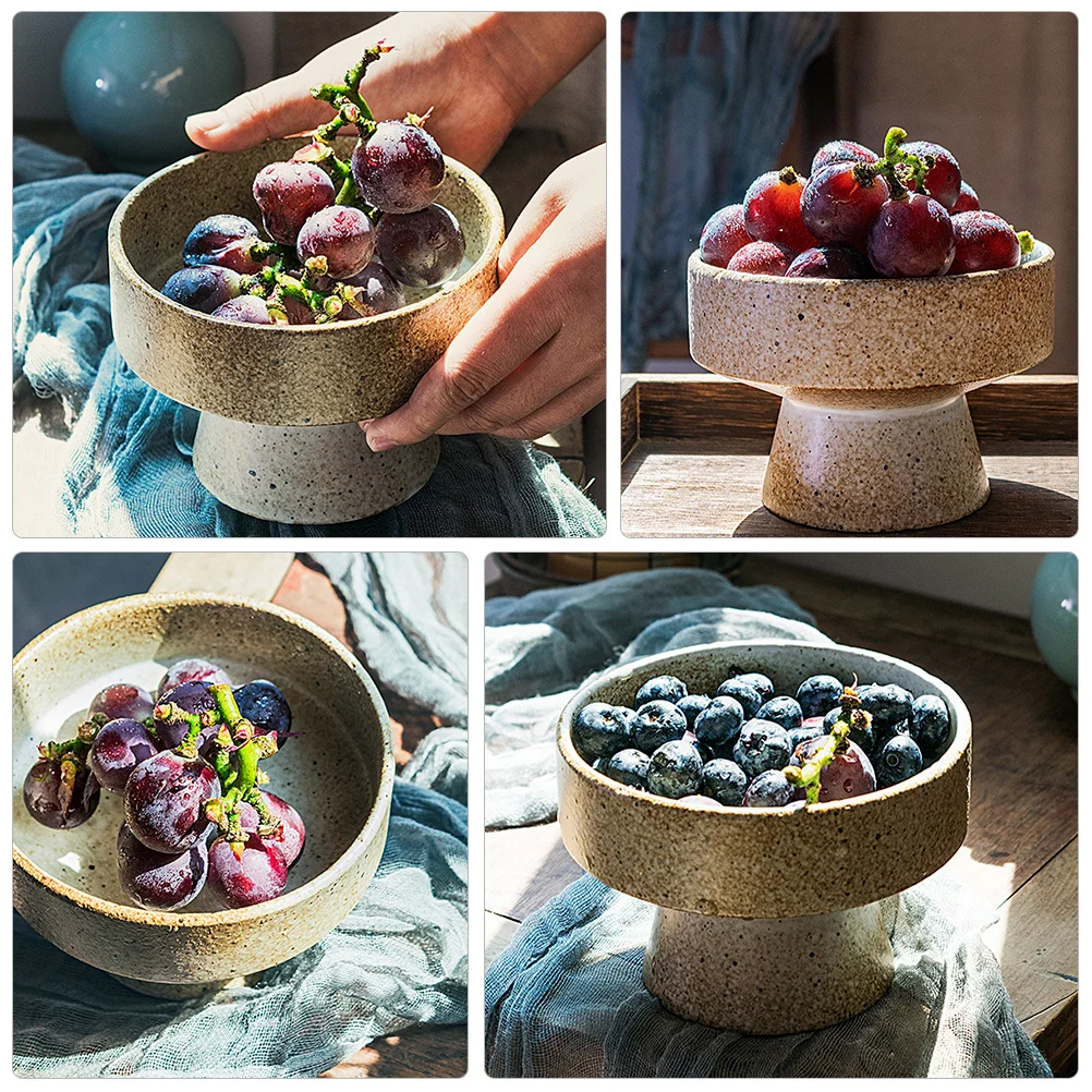 

1Pcs Ceramic Fruit Plate Decorative Storage Tray for Dessert Snack Party Wedding Gift Fruit Plate Storage Tray