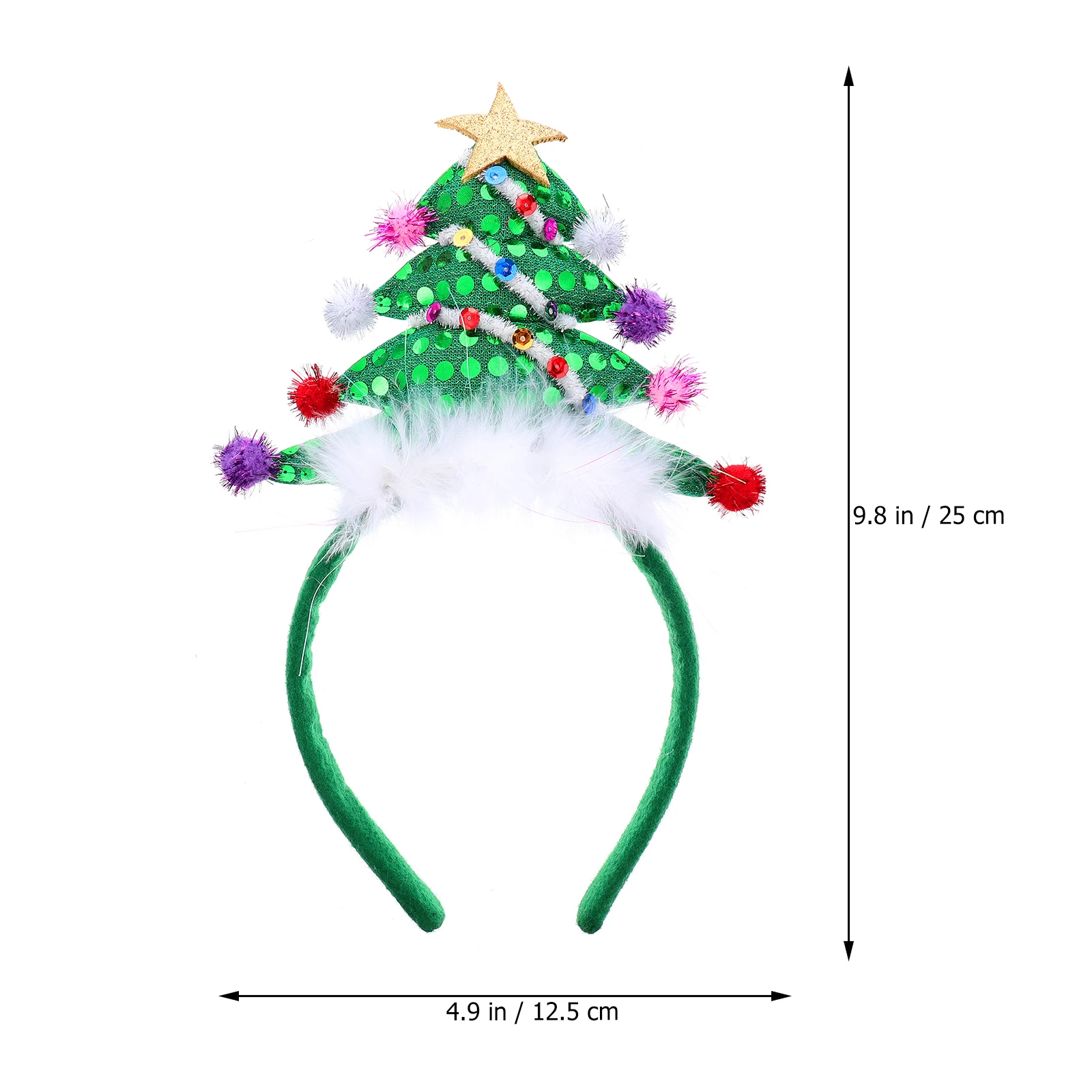 

4Pcs Kids Girls Christmas Headb Hair Accessories Fabric Child Headb s Holiday Party Photo Props Lightweight NonDeformation