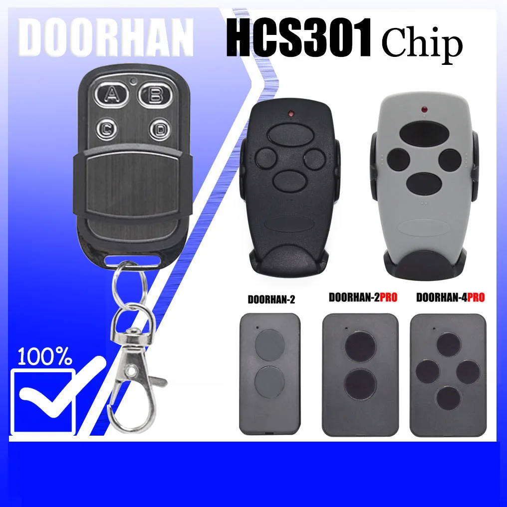 

HCS301 chip DOORHAN transmitter -433MHz rolling code 4 Garage 2PRO Rolling door controllersuitable for electric gate, telescopi