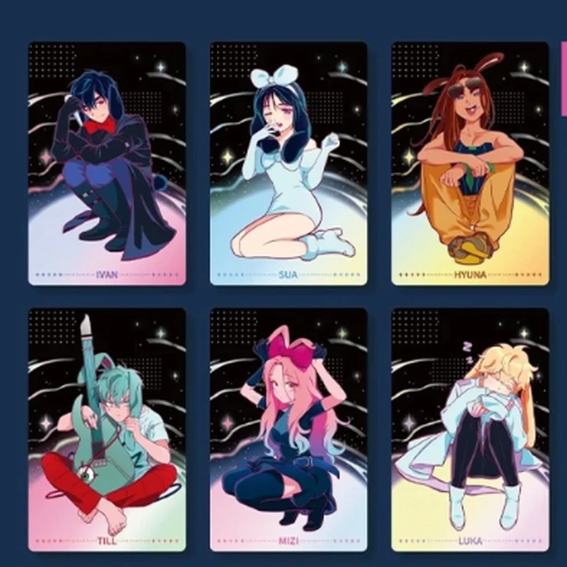 

Новый оригинальный набор мини-карт Alien Stage Rabbit Series, модный настольный орнамент, подарок, коллекционная карта, тематические игрушки и хобби в стиле аниме