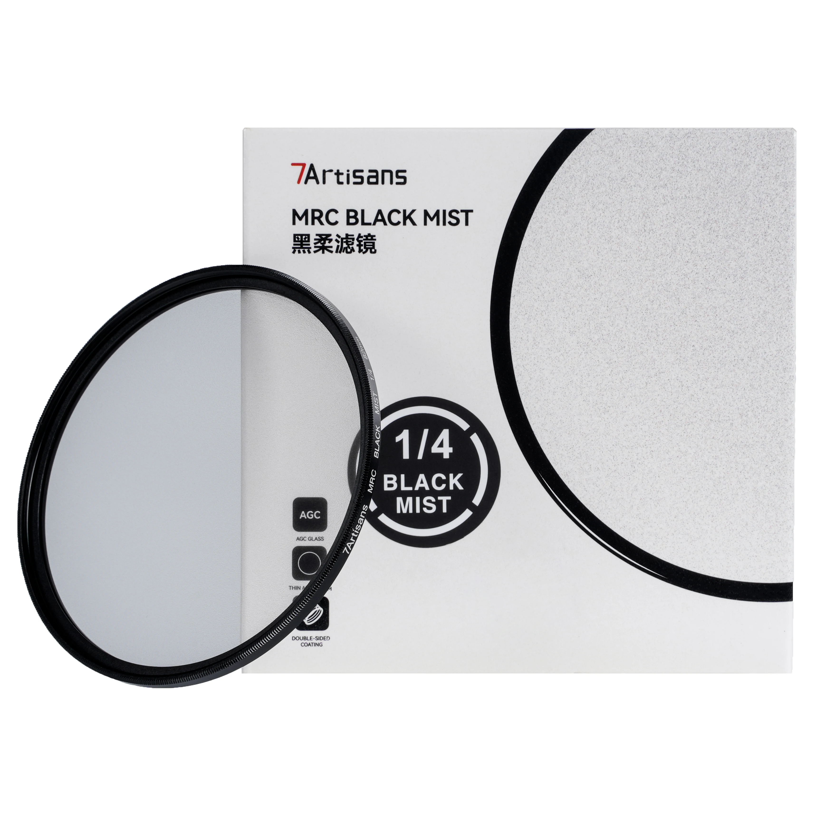 7Artisans レンズフィルター ブラックミスト 1/4 82mm 7artisans ブラックミストフィルター 46-82mm 映画風効果
