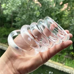 Crystal Bracelet Transparent White Crystal Round Strap Antique Elegant Energy Charm Jewelry Gift for Girlfriend and Mother