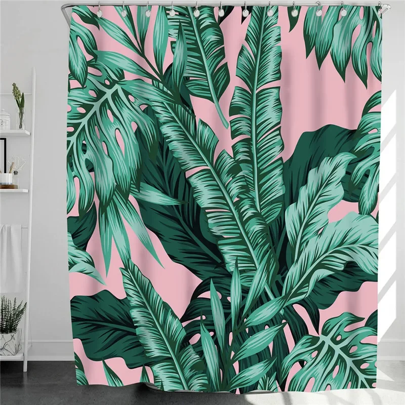 Art Painting Bathroom Curtains Polyester Waterproof Mildew Bath Shower Curtains Anti Peeping Bath Door Curtain douchegordijn 3d