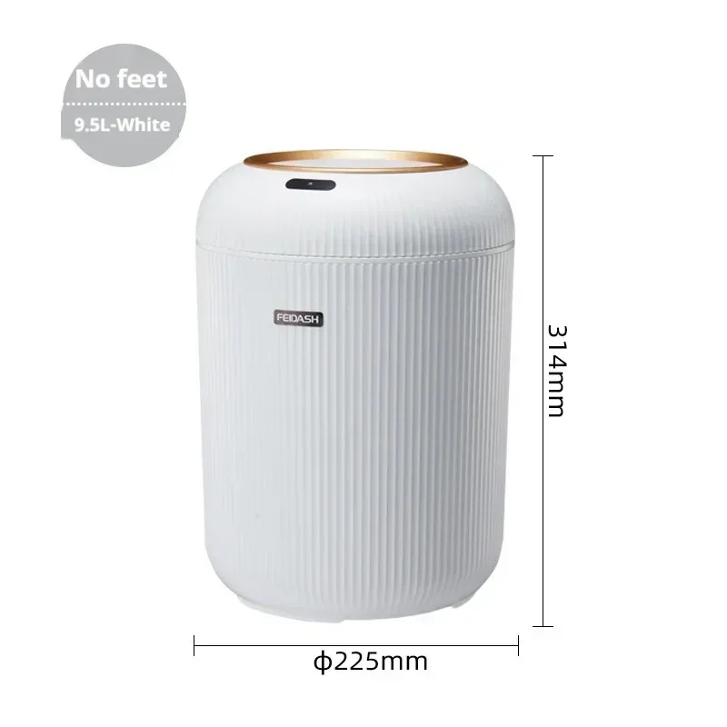 Automatic Sensor Trash Can Kitchen Bathroom Waterproof Bucket Battery Electric Touchless Smart Bin Garbage Lid Home Wastebasket