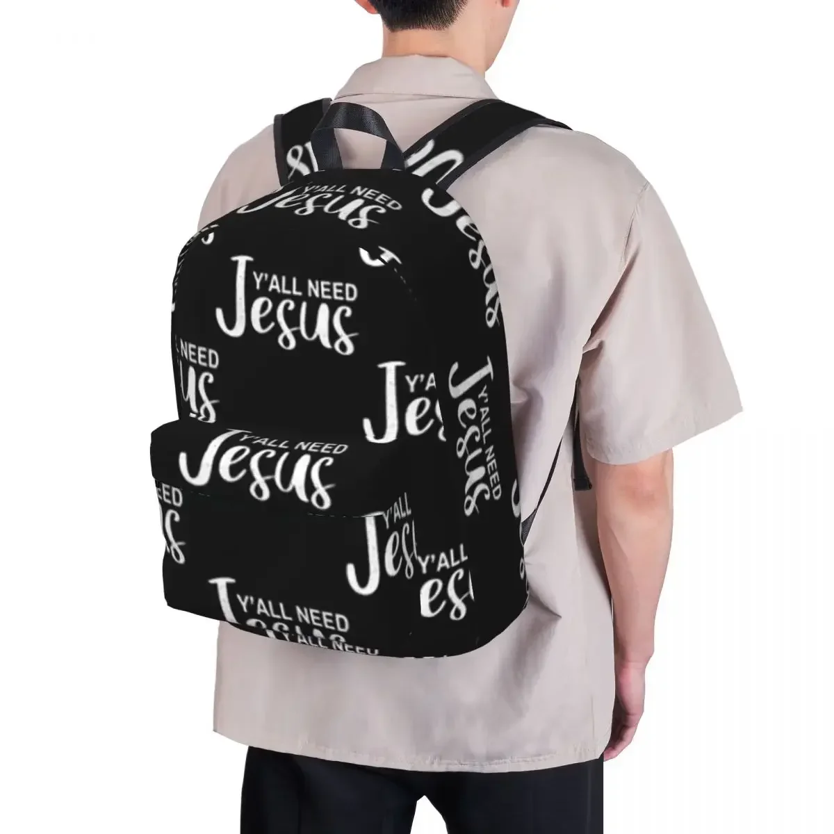 Yall Need Jesus Sacs à dos pour enfants, Sacs d'école, Sac à dos de voyage, Sac à dos initié, Portabilité, Garçons, Bol, Femme, Mode