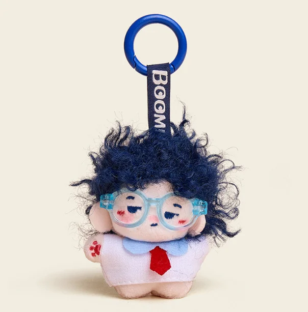 

Брелок-подвеска Haverose Fun Bag Charm для рюкзака, креативный аксессуар для сумки, плюшевая кукла-заколка с кудрявыми волосами, милый мультяшный плюшевый брелок-ключница