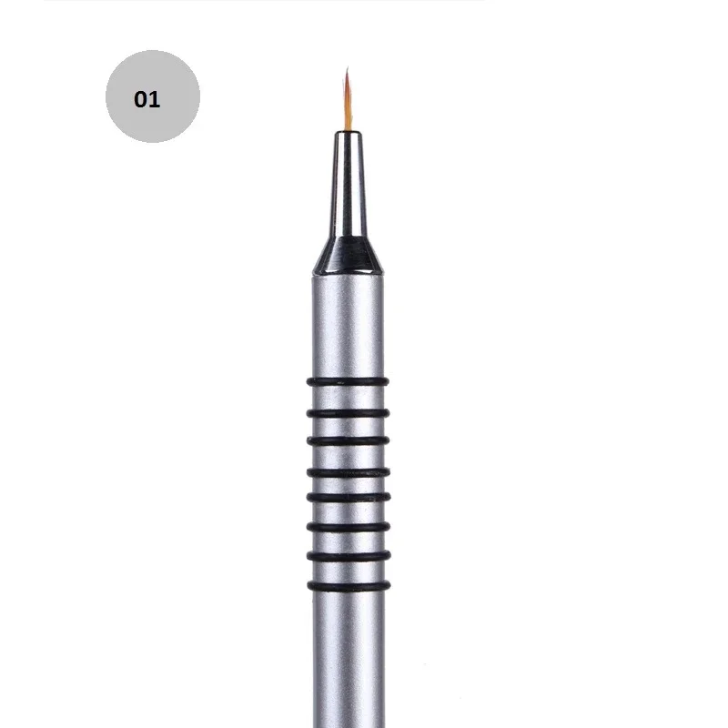 3D แปรงเล็บ Dotting ปากกาประติมากรรมแกะสลักปากกาซิลิโคนหัวแปรงสําหรับ Shaping Drawing Nail Art Dotting เครื่องมือ