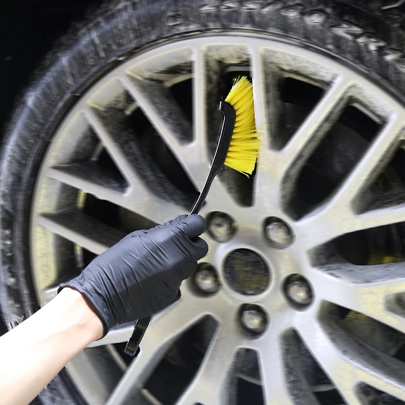 Car Tire Wheel Rim Cleaning Brush Detailing Brushes Wash Towel Kit Universal Wheel Tire Cleaning Accessories