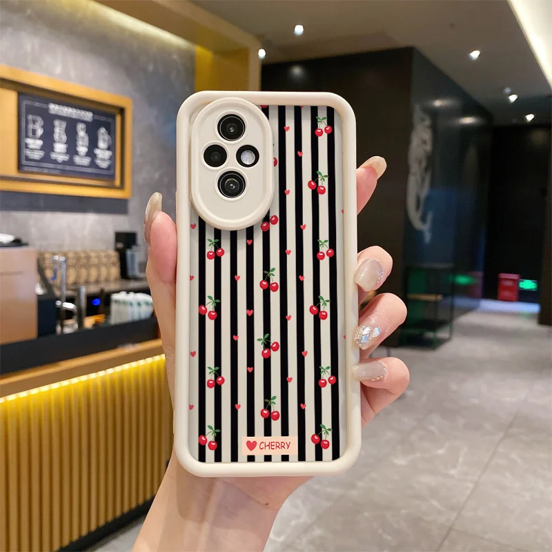 Cartoon Red Cherry Heart Strip - Phone Cases Cherry review and price