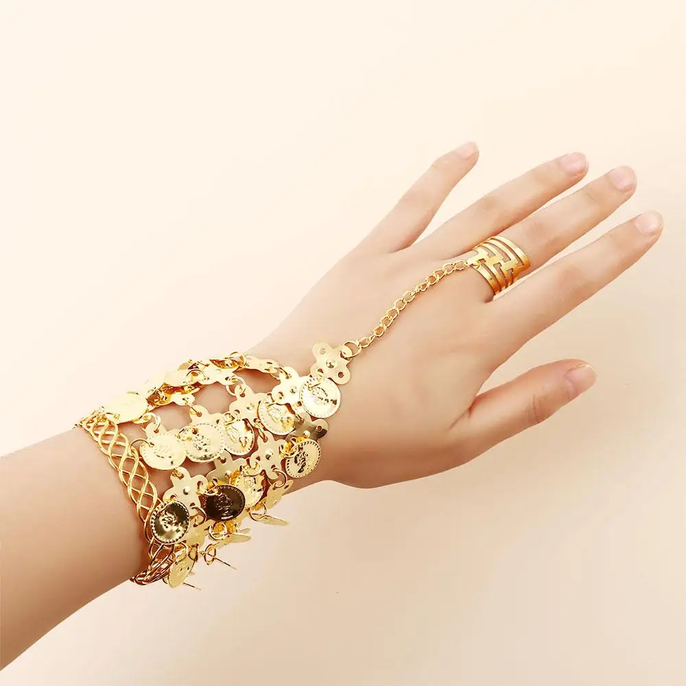 Collana con perline a catena per la testa Collana bohémien Danza indiana Costumi di danza del ventre Fascia per capelli con diamanti Accessori per la testa Accessori per prestazioni