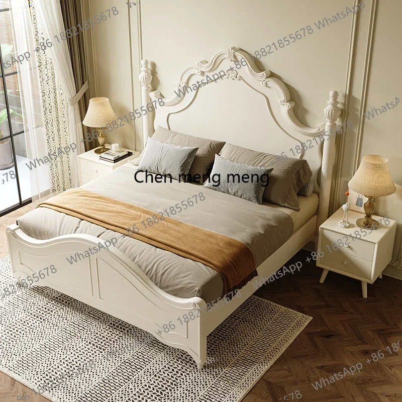 

Girls Bedroom Bed European Simple Design Human Dog Massage Bed Modern Sofa Double Frame Wooden Letto Matrimoniale Home Furniture