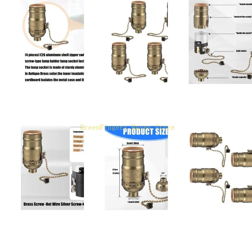 

F68D High Temperature Resistant Lighting Repairing Part Suitable for Indoor Lighting
